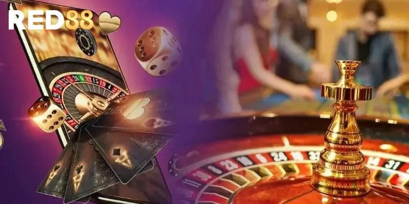 Sảnh casino RED88 vô cùng thú vị