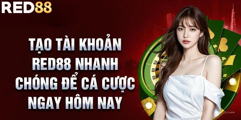 Tạo ID cá cược nhanh chóng, hiệu quả tại Red88 